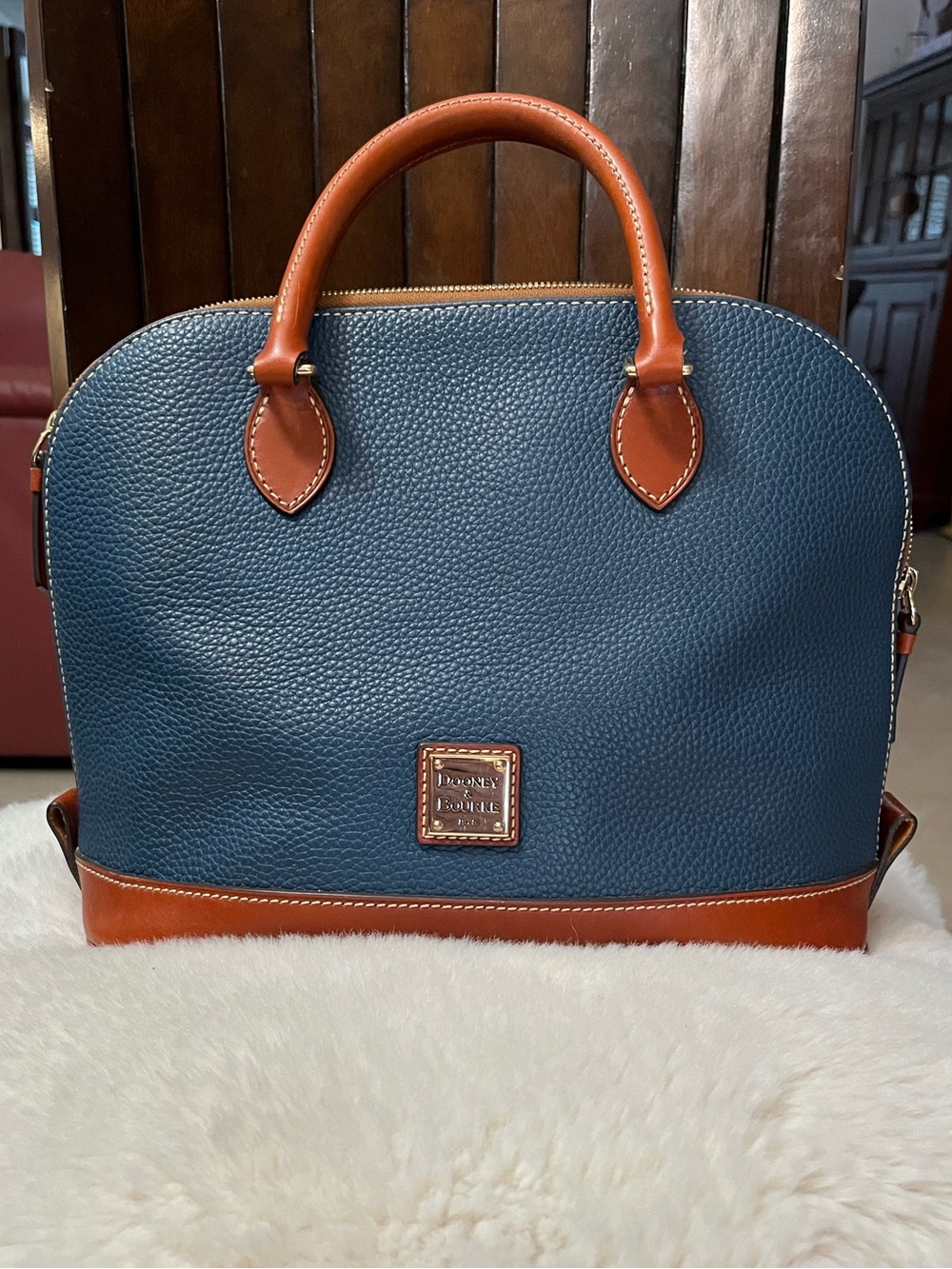 Denim Blue Dooney and Bourke zip zip